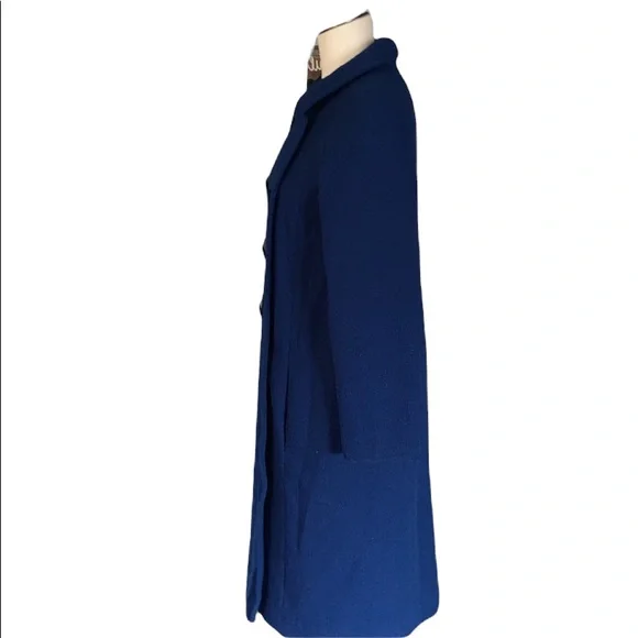 60’s vintage blue wool coat